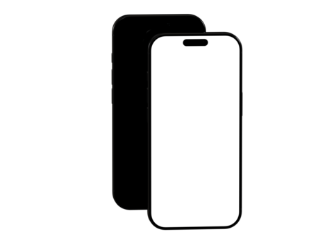 High-quality mockup of a smartphone screen protector. Perfect for showcasing your app or design.