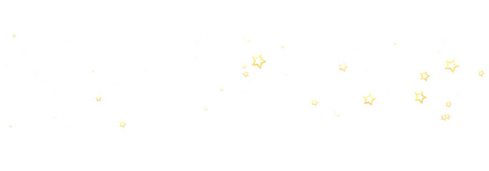 Sparkling gold stars scattered across a clean white backdrop. Perfect for festive designs.
