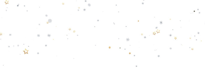 Elegant festive background with gold and silver stars. Perfect for holidays, celebrations, and more.
