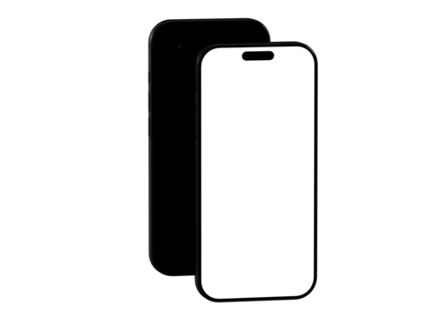 High-quality mockup of a smartphone screen protector. Perfect for showcasing your designs or branding. Easy to use and customize.