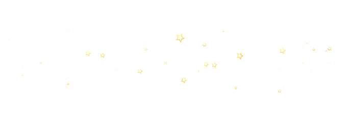 Sparkling gold stars scattered across a white background. Perfect for festive designs.