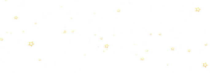 Beautiful image of gold stars scattered on a white background, perfect for celebration designs.