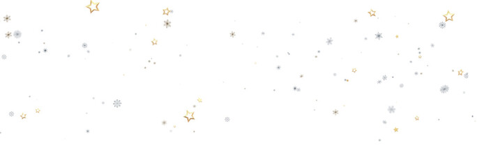 Elegant background with gold and silver stars. Perfect for holidays, celebrations, and more.