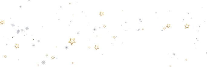 Beautiful image of gold and silver stars on white. Perfect for holidays, celebrations, and more!