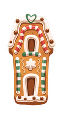 Christmas holiday gingerbread baked cookie