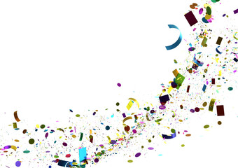 Vibrant confetti explosion, perfect for celebration backgrounds. Download now!