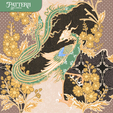 batik pattern background design