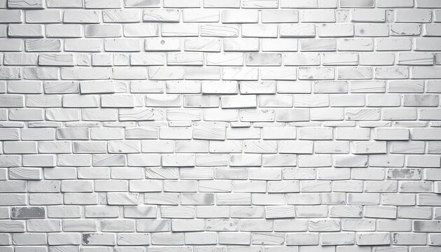 Fototapeta Seamless white and gray brick wall textures, various patterns,  background,  gray brick