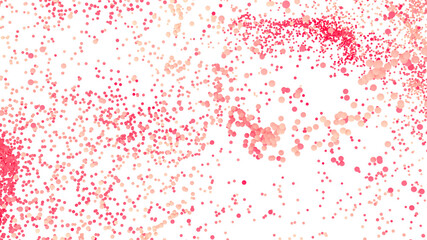 Abstract background with pink and peach confetti. Perfect for celebrations, presentations, and more!