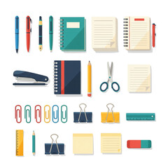 Collection of stationery and office supplies