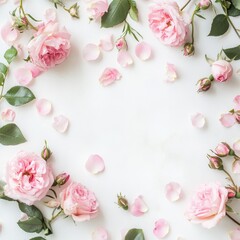 Roses and the beautiful petals