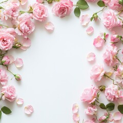 Roses and the beautiful petals