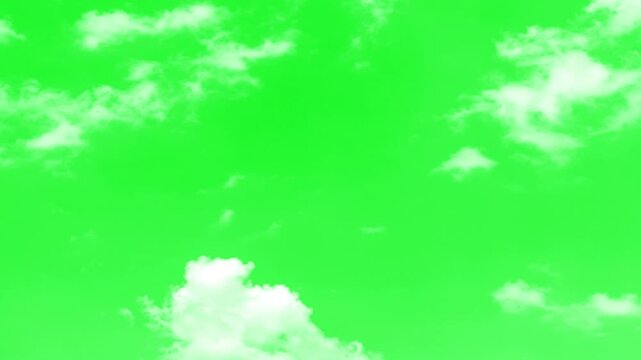 Growing white cloud on green screen chromakey background, Fluffy cloud animation, transparent 4K video, green screen,
cloud moving on green screen, Cloud Green Screen stock video.