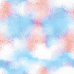 Abstract Watercolor Cloudscape