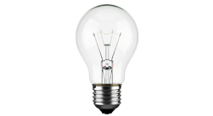 Isolated Light Bulb