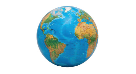 Isolated Globe of the World