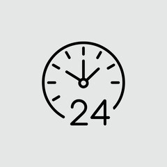 clock isolated on white