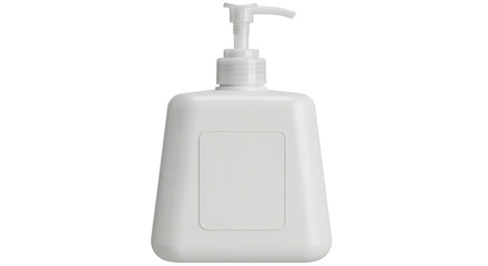Isolated White Soap Dispenser Bottle