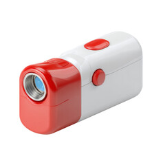Realistic 3D Render of an Inhaler on a Clean White Background for Medical and Health Applications