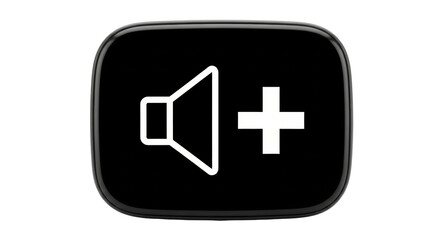 Obraz premium Isolated Volume Icon