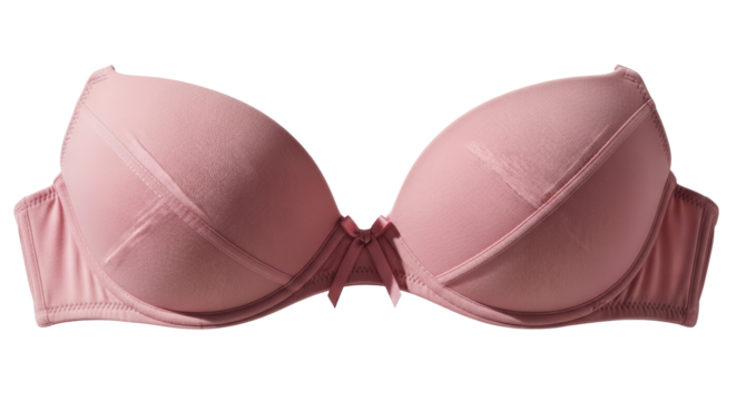 Isolated Pink Bra