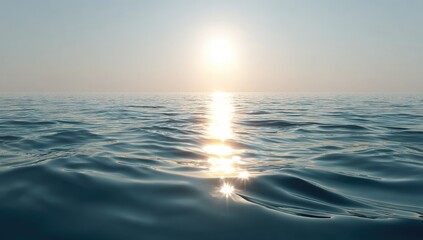 Obraz premium Calm ocean at sunset