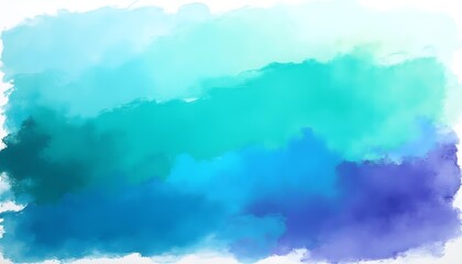 Obraz premium A high-resolution image of paint blending on a wet canvas, showcasing the smooth gradients and rich hues of sapphire, emerald, and amethyst.