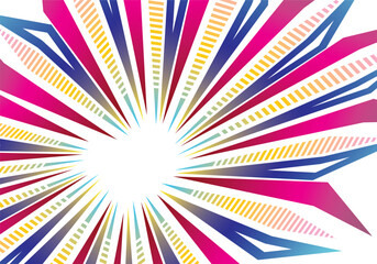 Modern abstract vector white background features colorful parallel lines pattern, creating a dynamic and futuristic visual effect, suitable for various creative projects.