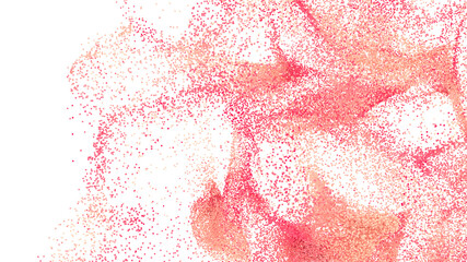 Beautiful abstract background with pink and coral particles. Perfect for design projects.