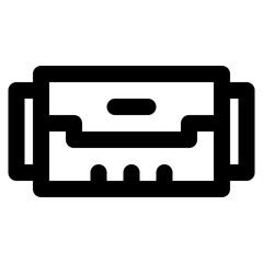 Rackmount Server Line Icon