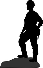 Worker Silhouette