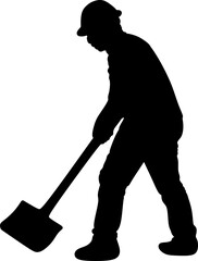 Worker Silhouette