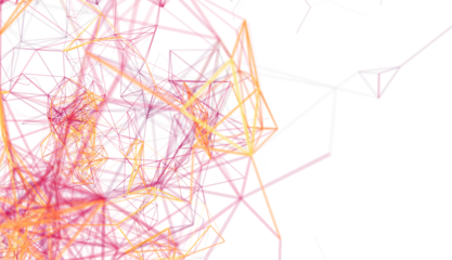 Modern abstract background with colorful connection lines. Ideal for technology, network, and communication concepts.