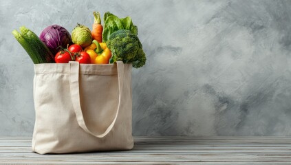 Reusable grocery bag filled with fresh produce (7)