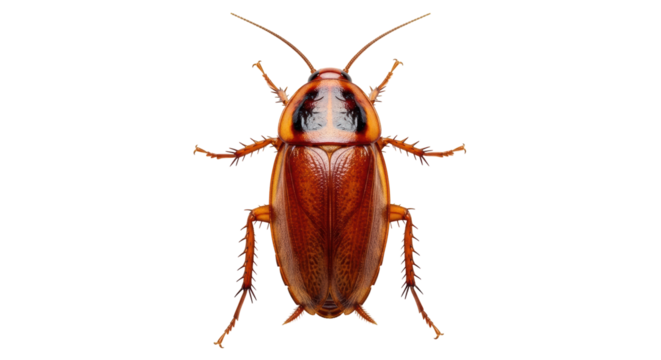 Isolated Cockroach
