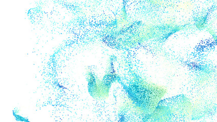 Beautiful abstract background with blue and green particles. Perfect for websites, presentations, and more.
