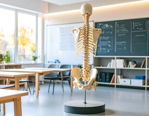 Anatomical model in classroom