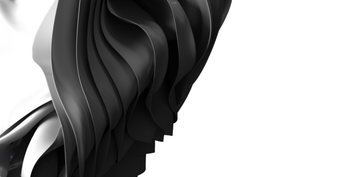 Modern abstract background with black wave forms. Perfect for websites, presentations, and more.