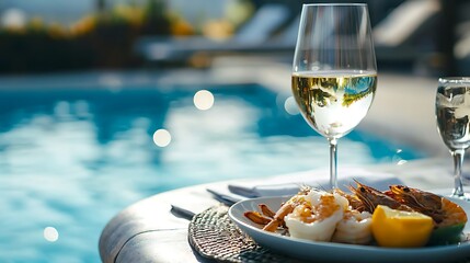 Table with plates full of various fresh food in cafe, freshly squeezed juices, eggs, fruits and sausages. Each bowl features various vegetables, herbs, and proteins.