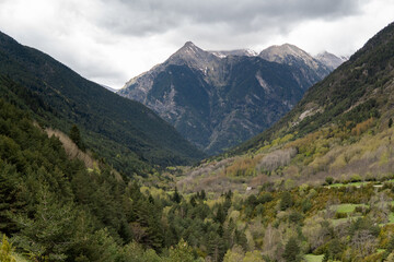 clouds over the mountains