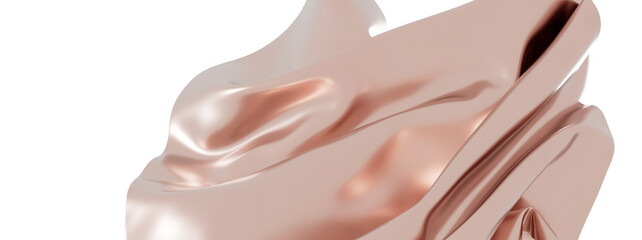 Elegant rose gold fabric texture. Perfect for beauty, fashion, or luxury branding.