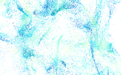 Beautiful abstract background with blue and green particle scatter effect. Perfect for design projects.