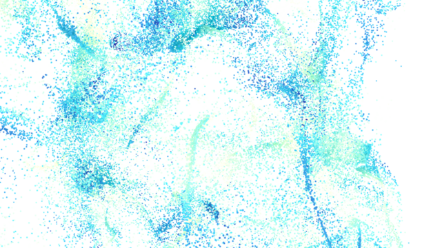 Beautiful abstract background with blue and green particle scatter effect. Perfect for design projects.