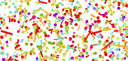 Bright and cheerful confetti background perfect for celebrations, parties, and festive designs.