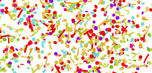 Bright and cheerful confetti background perfect for party invitations, celebrations, and festive designs.