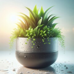 SUPERHYDROPHOBIC PLANT POT