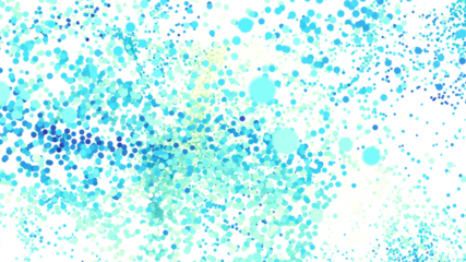 Abstract background with blue and green confetti. Perfect for festive designs and celebrations.