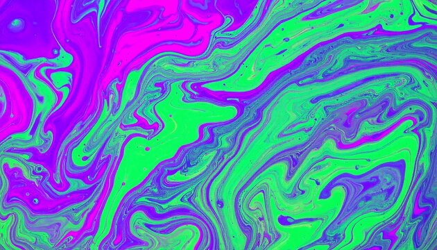 Vibrant abstract fluid art