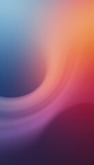 A blurry image of a purple, orange, and blue background.