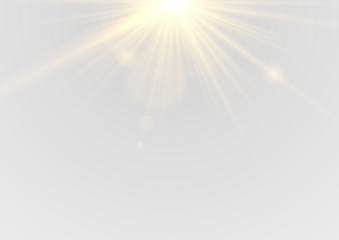 Png yellow light effect reflections, neon illumination in yellow colors. Bright light lens. Png spotlight spark. Stadium Lighting. Sunlight, Shiny stars, glowing sparks. Vector